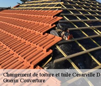 Changement de toiture et tuile  cesarville-dossainville-45300 Guerin Couverture