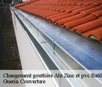 Changement gouttière Alu Zinc et pvc  batilly-en-puissaye-45420 Guerin Couverture