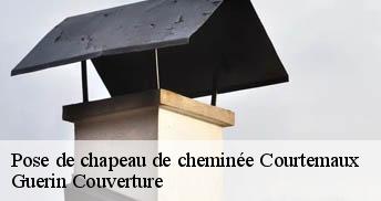 Pose de chapeau de cheminée