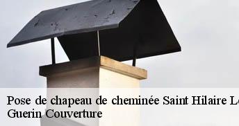 Pose de chapeau de cheminée